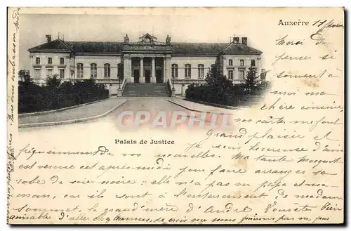 Cartes postales Palais de Justice Auxerre