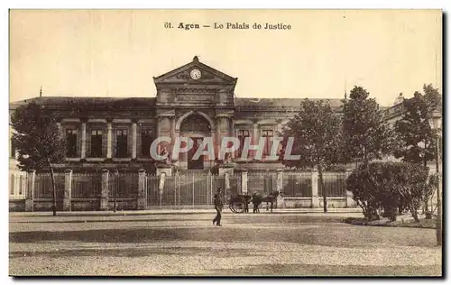 Ansichtskarte AK Palais de Justice Agen