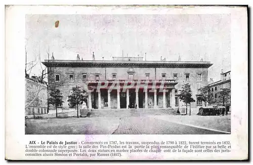 Cartes postales Palais de Justice Aix