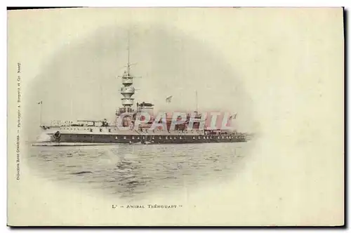 Cartes postales Bateau de Guerre L'Amiral Trehouart