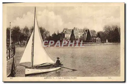 Ansichtskarte AK Prefecture Annecy Bateau