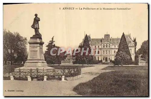 Ansichtskarte AK Prefecture et le monument Sommeiller Annecy
