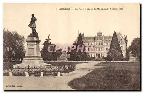 Ansichtskarte AK Prefecture et le monument Sommeiller Annecy