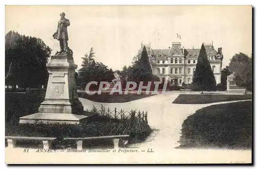 Ansichtskarte AK Monument Sommeillier et Prefecture Annecy