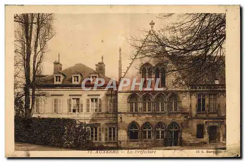 Cartes postales Prefecture Auxerre