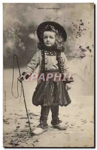 Cartes postales Folklore Jeune Breton Enfant