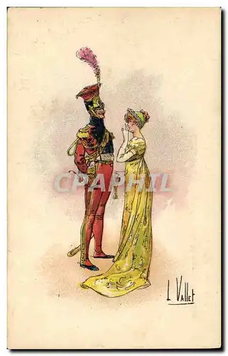 Cartes postales Militaria Femme Vllet