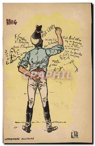 Cartes postales Militaria 1804 Litterature militaire