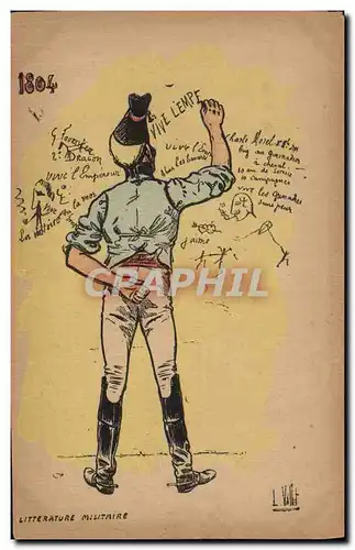 Cartes postales Militaria 1804 Litterature militaire