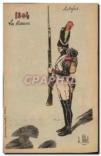 Cartes postales Militaria 1804 Les honneurs