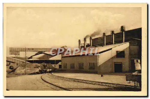 Ansichtskarte AK Mine Mines Mine de Djebel Kouif Cie des phosphates de Constantine Algerie Usine de sechage Batim