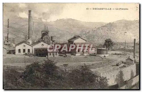 Cartes postales Mine Mines Decazeville Le plateau