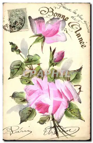 Cartes postales Fantaisie (dessin a la main) Fleurs