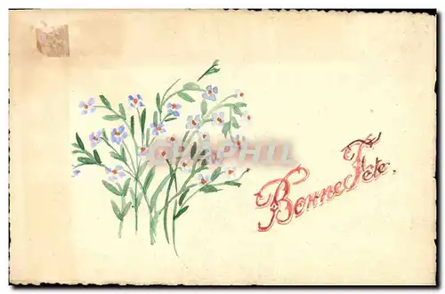 Cartes postales Fantaisie (dessin a la main) Fleurs