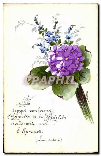 Cartes postales Fantaisie (dessin a la main) Fleurs