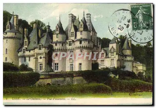 Cartes postales Chateau Usse Vue d&#39ensemble