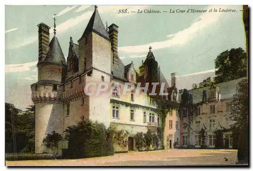 Cartes postales Chateau Usse La cour d&#39honneur et la lanterne