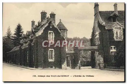 Ansichtskarte AK Abbaye des Vaux de Cernay L&#39entree du chateau