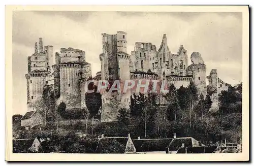 Ansichtskarte AK Chateau de Pierrefonds Le chateau avant sa restauration