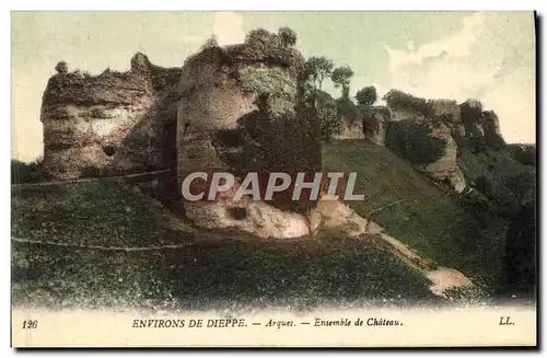 Cartes postales Chateau Environs de Dieppe Arques