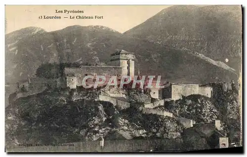 Cartes postales Chateau fort Lourdes