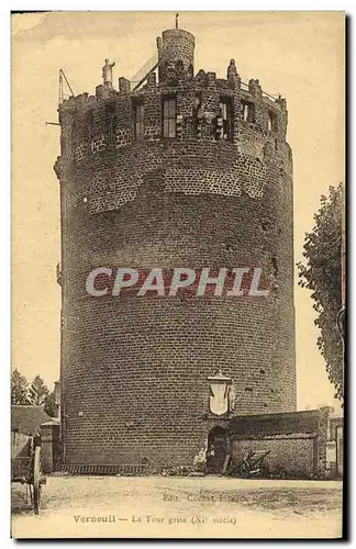 Cartes postales Chateau Verneuil La tour grise