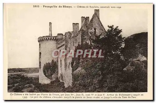 Ansichtskarte AK Chateau Presqu&#39ile de Rhuys Chateau de Suscinio