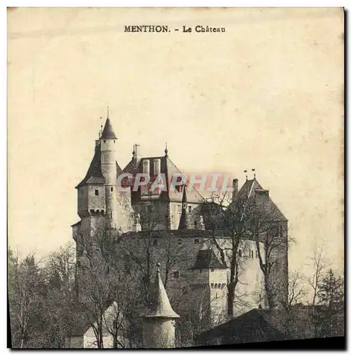 Cartes postales Chateau Menthon