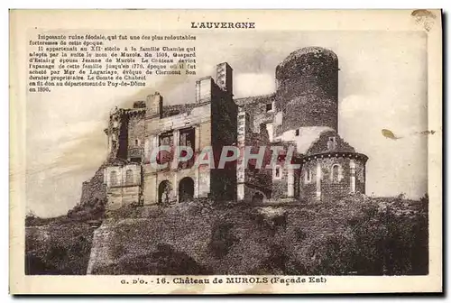 Cartes postales Chateau de Murols Auvergne