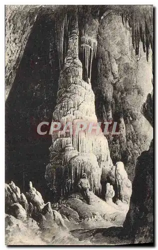 Cartes postales Grotte Grottes Dargilan Le clocher