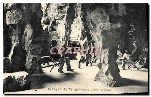 Ansichtskarte AK Grotte Grottes Valras les Bains Interieur des grottes Vivaraises