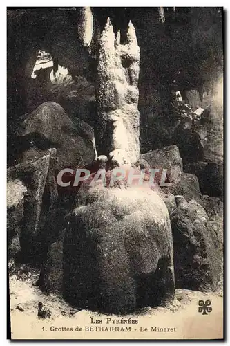 Ansichtskarte AK Grotte Grottes de Betharram Le minaret