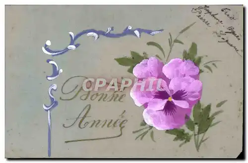 Cartes postales Fantaisie Carte transparente Fleurs