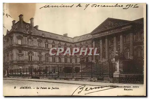 Cartes postales Palais de Justice Amiens