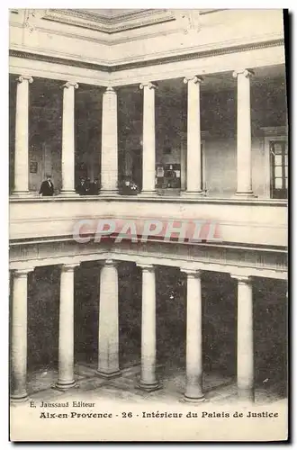 Ansichtskarte AK Aix en Provence Interieur du Palais de Justice