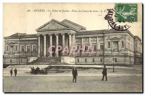 Ansichtskarte AK Palais de Justice Place du Champ de Mars Angers