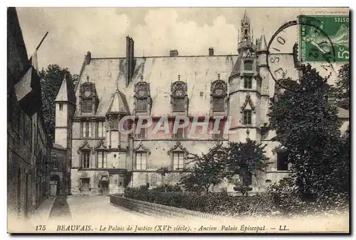 Cartes postales Palais de Justice Beauvais Ancien Palais Episcopal