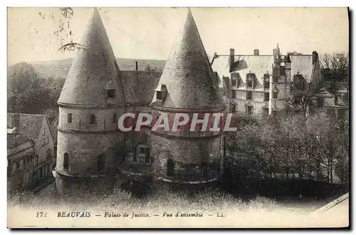 Cartes postales Palais de Justice Vue d&#39ensemble Beauvais