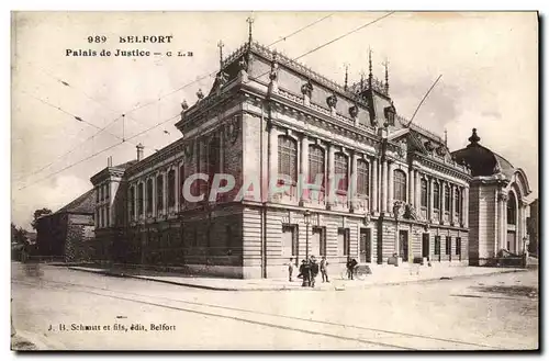 Cartes postales Palais de Justice Belfort