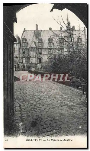 Cartes postales Palais de Justice Beauvais