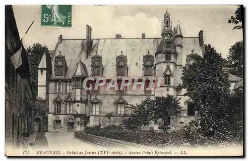 Cartes postales Palais de Justice Ancien Palais Episcopal Beauvais