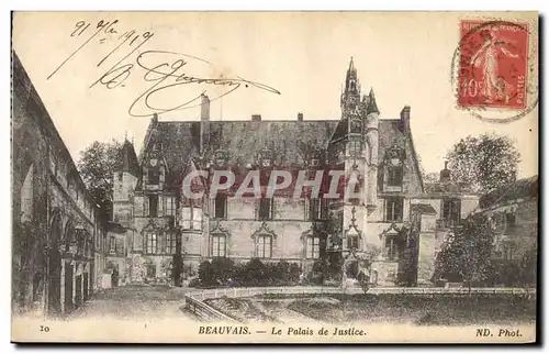 Cartes postales Palais de Justice Beauvais