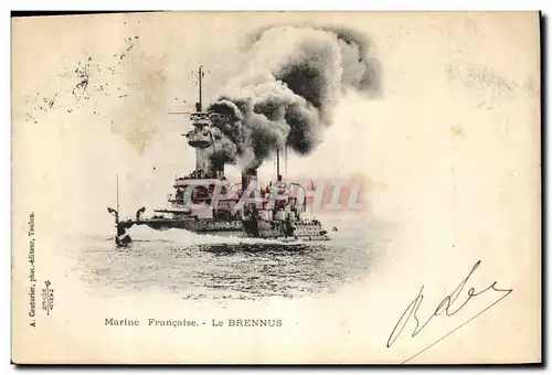Cartes postales Bateau de Guerre Le Brennus