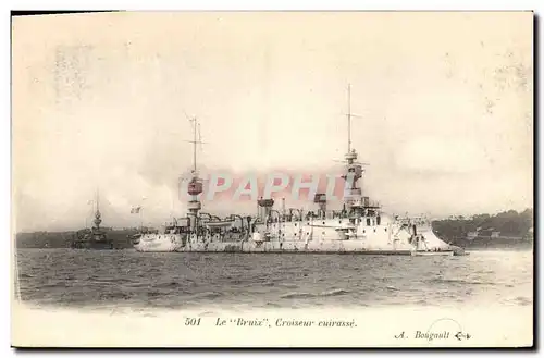 Cartes postales Bateau de Guerre Le Bruix Croiseur Cuirasse