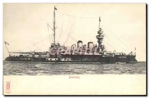 Cartes postales Bateau de Guerre Bouvines