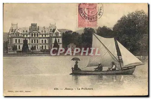 Cartes postales Prefecture Annecy Bateau