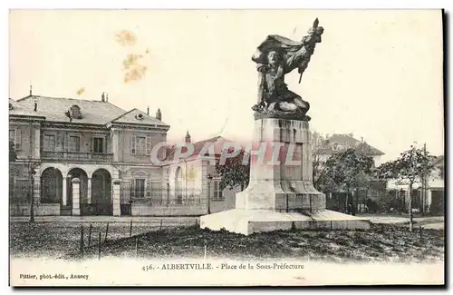 Cartes postales Albertville Place de la Sous Prefecture