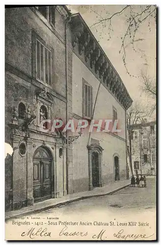 Cartes postales Brignoles Sous Prefecture Ancien chateau St Louis Enfants