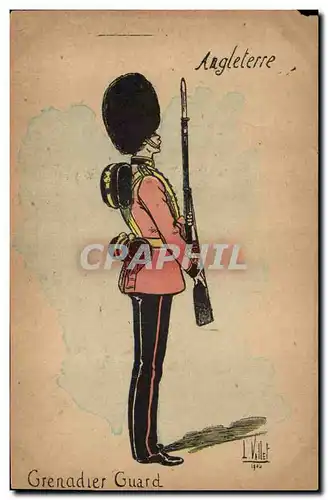 Cartes postales Militaria Angleterre Grenadier Guard