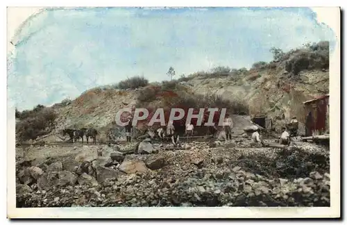 Cartes postales Mine Mines Mineurs